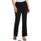 Womens Rafaella&#174; Wide Waistband Solid Boot Leg Pants - image 4