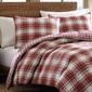 Eddie Bauer Edgewood Plaid Red 150 Thread Count Duvet Set - image 3
