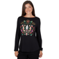 Womens Ruby Rd. Happy Holidays Nutcracker Scenic Tee - image 1