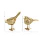 Set of 2 9th & Pike&#174; Modern Gold Bird Figurines Table D&#233;cor - image 8