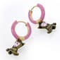 Betsey Johnson Cowboy Boot Huggie Hoop Earrings - image 4
