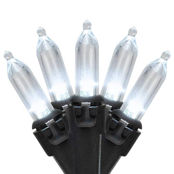 Northlight Seasonal 100ct. Pure White LED Mini Christmas Lights - image 