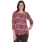 Plus Size Ruby Rd. Romance On The Ranch Garden Foulard Envelope - image 1