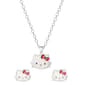 Brass Hello Kitty&#174; Stud Earrings & Pendant Necklace Set - image 2