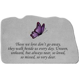 Kay Berry Those We Love Purple Butterfly Memory Stone