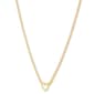 Gold Classics&#8482; Open Heart Curb Chain Necklace - image 2