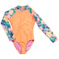 Girls (7-16) Breaking Waves Rashguard One Piece Swimsuit - image 2