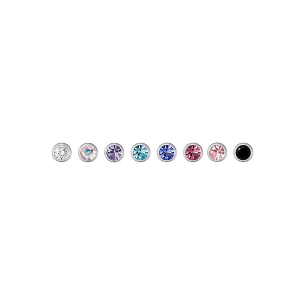 22 Gauge Stainless Steel 9pc. Nose Stud Set