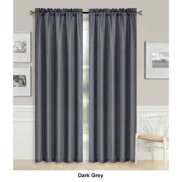 Jacquard Rod Pocket Curtain Panel