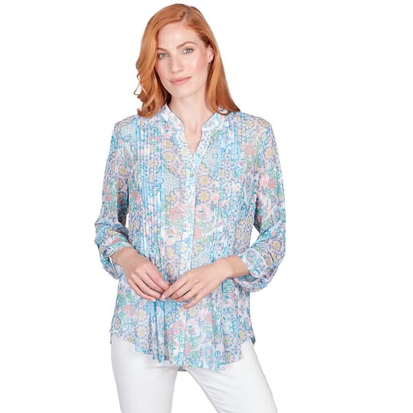 Womens Ruby Rd. Garden Variety Paisley Casual Button Front - Boscov's