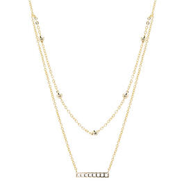 Fine Gold Plated & Cubic Zirconia Necklace