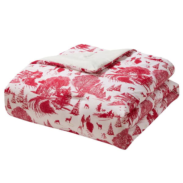 Hallmark Red Toile 4pc. Holiday Comforter Set