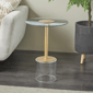 9th & Pike® Modern Clear Acrylic Plastic Accent Table - image 2