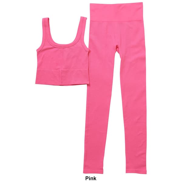 Juniors Derek Heart Zoya 2pc. Seamless Leggings Set