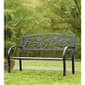 Evergreen Hummingbird Metal Garden Bench - image 2