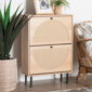 Baxton Studio Remus 12-Pair Wood Shoe Cabinet - image 8