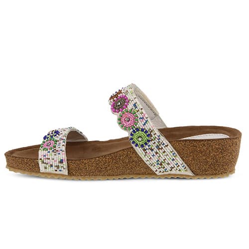 Womens Azura Style Bahama Wedge Slide Sandals