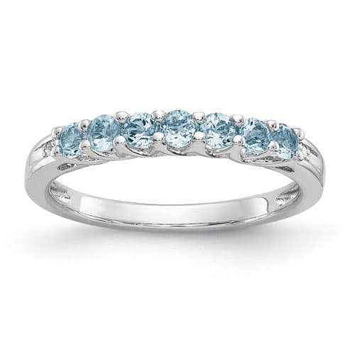 Gemstone Classics™ Sterling Silver & Aquamarine Ring