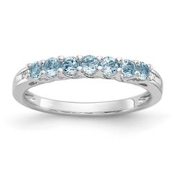 Gemstone Classics(tm) Sterling Silver & Aquamarine Ring
