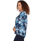 Womens Emaline Golden Nautica Long Sleeve Lace Shoulder Blouse - image 4