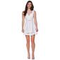 Juniors Emerald Sundae Glitter Knit Double Tier A-Line Dress - image 1