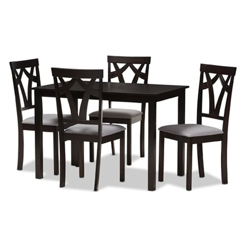 Baxton Studio Sylvia 5pc. Dining Set