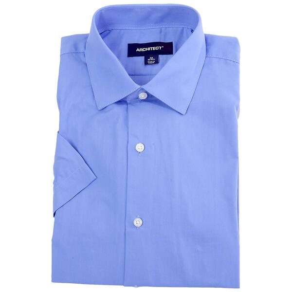 Mens Architect&#40;R&#41; Short Sleeve Regular Fit Dress Shirt - Blue - image 