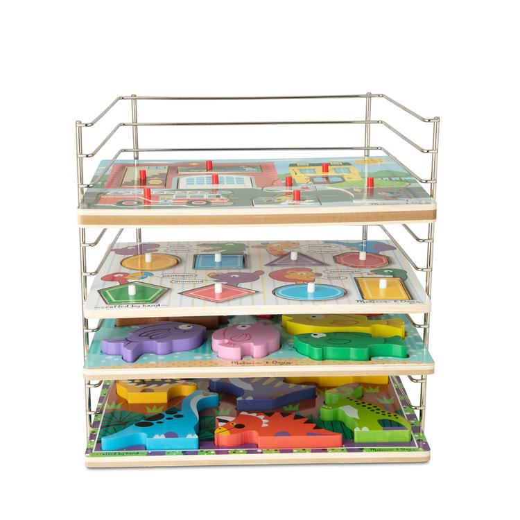 Melissa &amp; Doug® Multi-Fit Wire Puzzle Rack