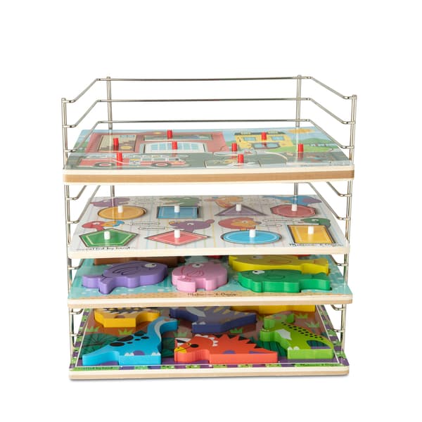 Melissa &amp; Doug® Multi-Fit Wire Puzzle Rack