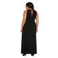 Plus Size R&M Richards Sleeveless Rhinestone Evening Gown - image 2