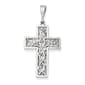 Gold Classics&#40;tm&#41; White Gold Thorn Cross Necklace - image 1
