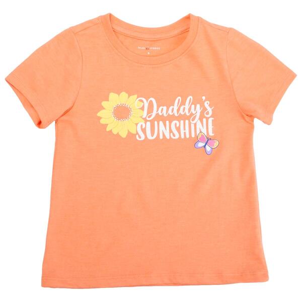 Girls (4-6x) Tales &amp; Stories Daddy&#39;&#39;s Sunshine Screen Tee - image 
