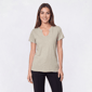 Petite Architect(R) Slub Split Neck Tee - image 1