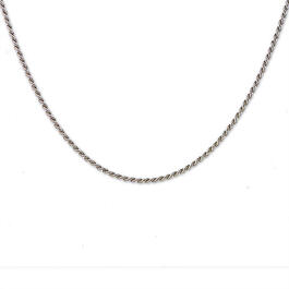 Sterling Silver 24in. Rope Chain Necklace