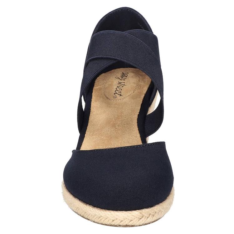 Womens Easy Street Pari Espadrilles Wedges Sandals