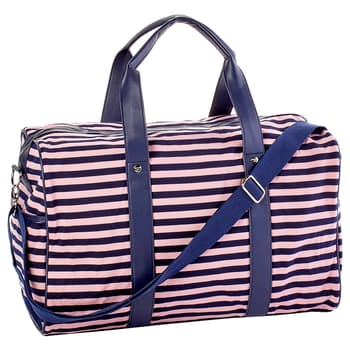 Madden girl discount striped weekender bag