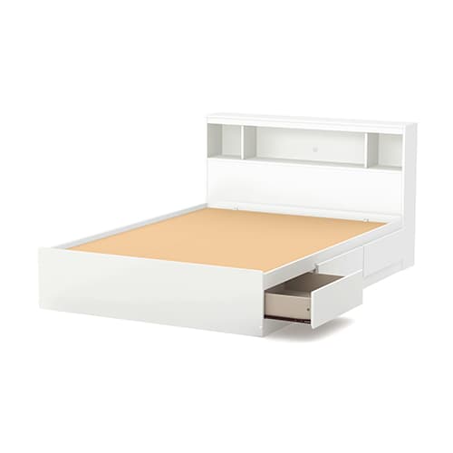 South Shore Reevo Full Mates Bed with Bookcase Headboard