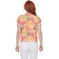 Plus Size Hearts of Palm A Touch of Tropical V-Neck Palm Leaf Top - image 2