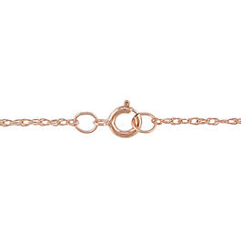Gemstone Classics&#8482; 10kt. Rose Gold Heart Necklace