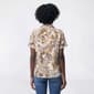 Petite Emily Daniels Jacquard Tropical Floral Blouse - image 2