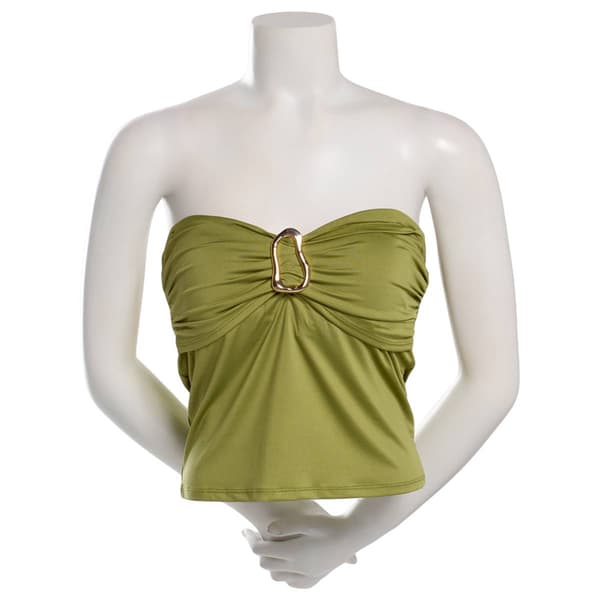 Juniors Derek Heart Sweetheart Neck Tube Top w/ O-Ring Hardware - image 