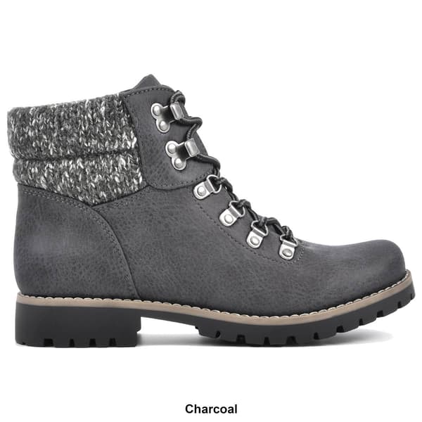 Womens Cliffs by White Mountain Pathfield Fabric Ankle Boots