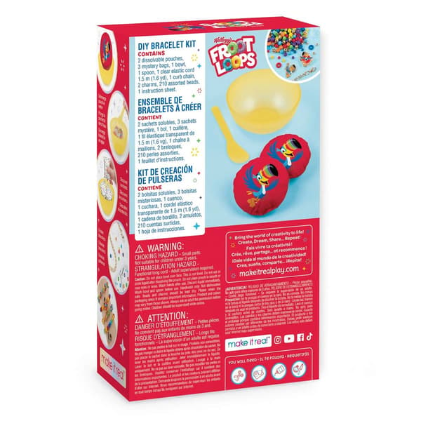 Make it Real&#8482; Cereal-sly Cute Kellogg&#8217;s Froot Loops Jewelry Kit