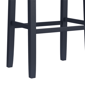 HH2 Home Fiddler Navy Backless Bar Height Stool with Saddle Seat - image 10