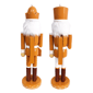 Santa''s Workshop 14in. Gingerbread Nutcrackers - Set of 2 - image 2