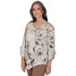 Womens Alfred Dunner Regent Street Tie Sleeve Floral Blouse - image 3