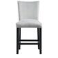 Elements Francesca Grey Velvet Counter Height Chair Set - image 3