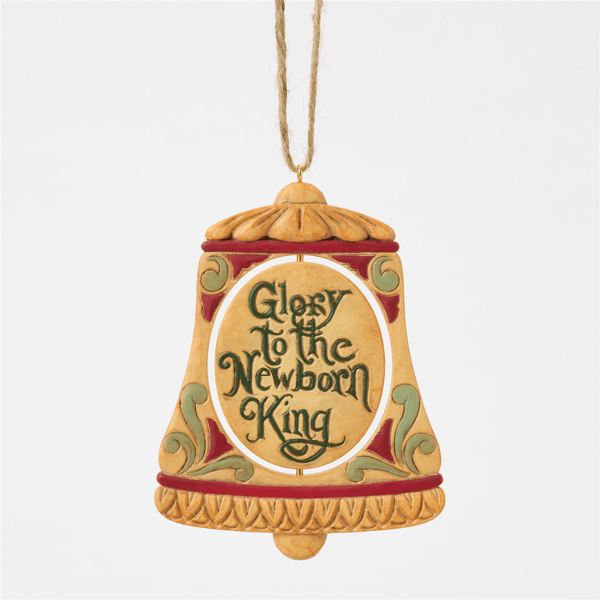 Jim Shore Heartwood Creek Holy Family Bell Christmas Ornament