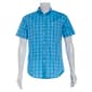 Mens Chaps Short Sleeve Stretch Button Down Shirt - Splash Away - image 1