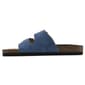Womens White Mountain Helga Suede Footbed Slide Sandals - image 6